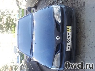 Битый автомобиль Renault Megane