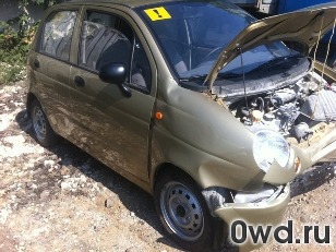 Битый автомобиль Daewoo Matiz