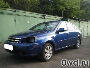 Битый автомобиль Chevrolet Lacetti