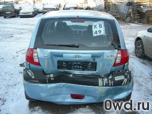 Битый автомобиль Hyundai Getz