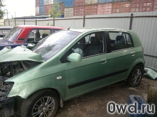 Битый автомобиль Hyundai Getz