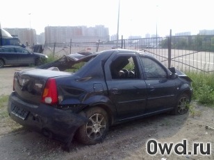 Битый автомобиль Renault Logan