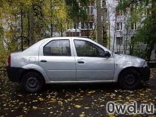 Битый автомобиль Renault Logan