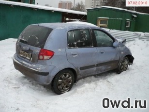 Битый автомобиль Hyundai Getz