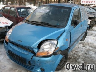 Битый автомобиль Chevrolet Spark