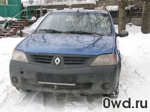 Битый автомобиль Renault Logan