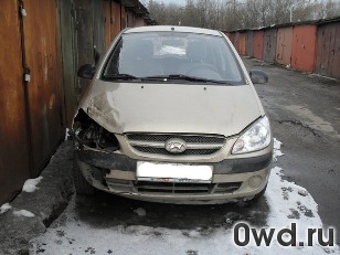 Битый автомобиль Hyundai Getz