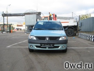 Битый автомобиль Renault Logan