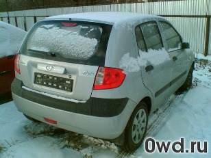 Битый автомобиль Hyundai Getz