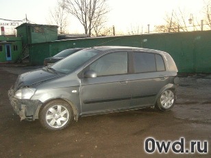 Битый автомобиль Hyundai Getz