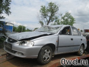 Битый автомобиль Hyundai Accent