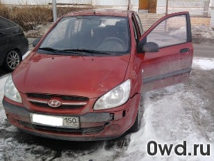 Битый автомобиль Hyundai Getz