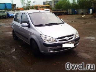 Битый автомобиль Hyundai Getz