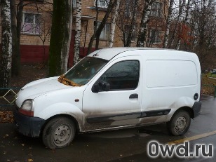 Битый автомобиль Renault Kangoo