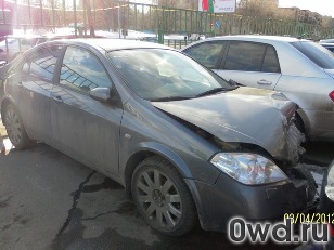 Битый автомобиль Nissan Primera