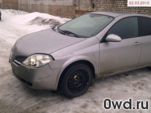 Битый автомобиль Nissan Primera