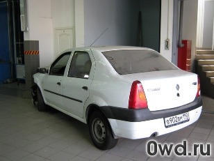 Битый автомобиль Renault Logan