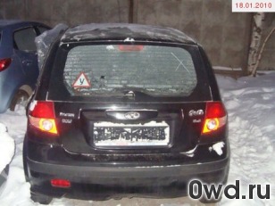 Битый автомобиль Hyundai Getz