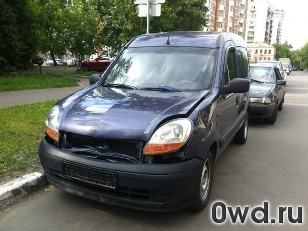 Битый автомобиль Renault Kangoo