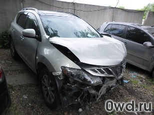 Битый автомобиль Nissan Murano