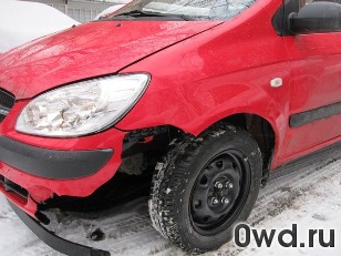 Битый автомобиль Hyundai Getz