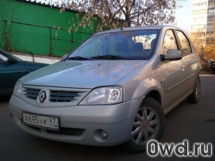 Битый автомобиль Renault Logan