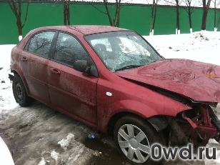 Битый автомобиль Chevrolet Lacetti