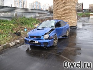 Битый автомобиль Subaru Impreza WRX