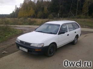 Битый автомобиль Toyota Corolla