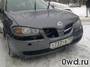 Битый автомобиль Nissan Almera