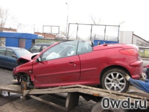 Битый автомобиль Peugeot 206