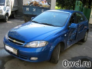 Битый автомобиль Chevrolet Lacetti