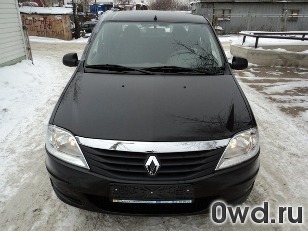 Битый автомобиль Renault Logan