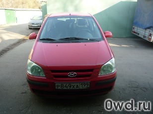 Битый автомобиль Hyundai Getz