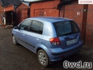 Битый автомобиль Hyundai Getz