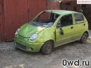 Битый автомобиль Daewoo Matiz