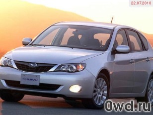 Битый автомобиль Subaru Impreza