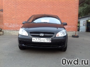 Битый автомобиль Hyundai Getz