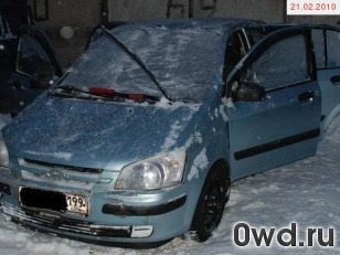 Битый автомобиль Hyundai Getz