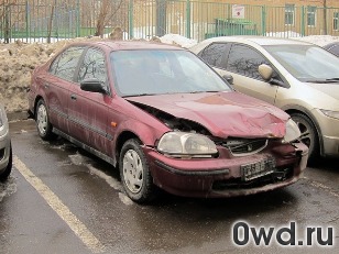 Битый автомобиль Honda Civic