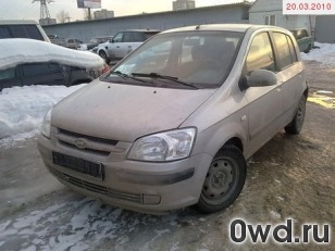 Битый автомобиль Hyundai Getz