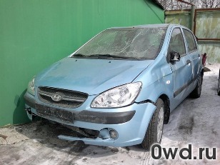 Битый автомобиль Hyundai Getz