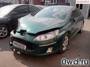 Битый автомобиль Peugeot 407