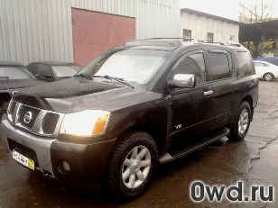 Битый автомобиль Nissan Armada