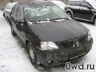 Битый автомобиль Renault Logan