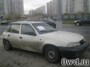 Битый автомобиль Daewoo Nexia