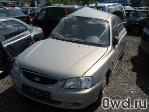 Битый автомобиль Hyundai Accent