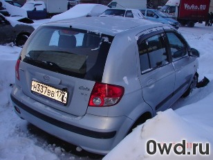 Битый автомобиль Hyundai Getz