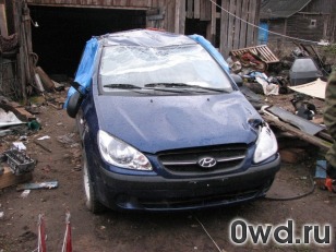 Битый автомобиль Hyundai Getz