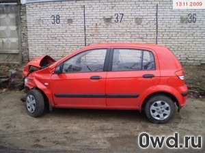 Битый автомобиль Hyundai Getz